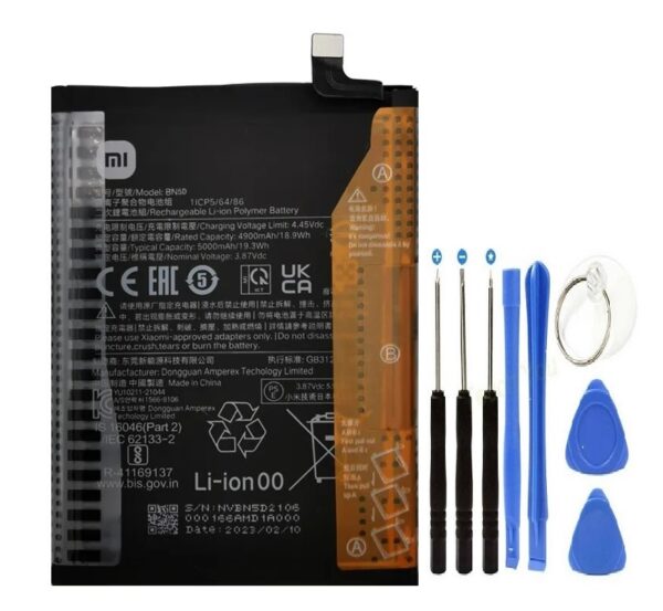 Xiaomi Redmi Note 11 Pil Batarya BN5G 5000 mAh+Tamir Seti