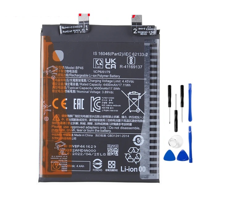 Xioami Mi 12x Pil Batarya BP46 +Tamir Set