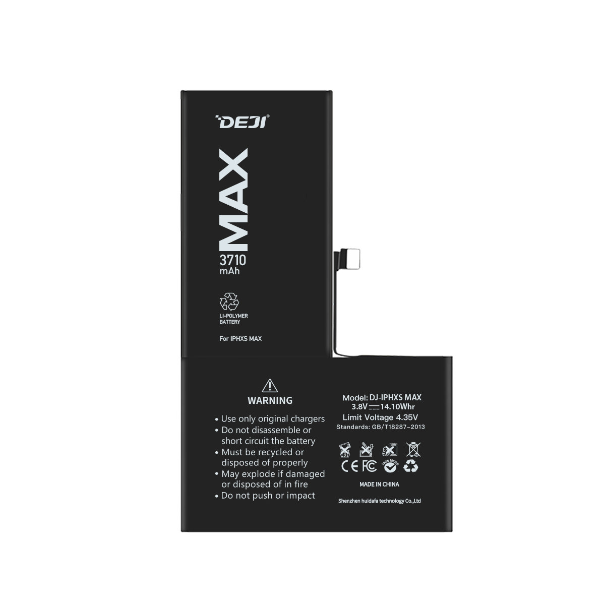 iPhone XS Max Mucize Batarya Deji 3710mAh