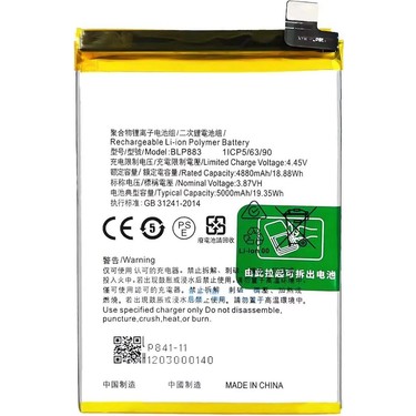 Realme 9 Pil Batarya Blp883 5000 mAh