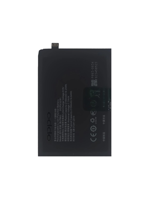 Oppo Reno 6 Uyumlu Pil Batarya BLP863 5g