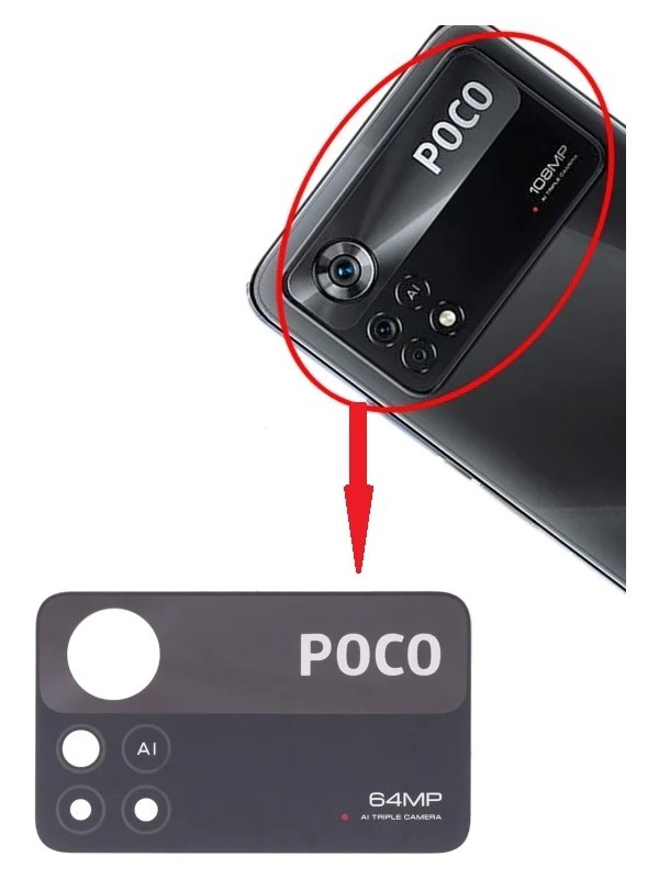 Xiaomi Poco X4 Pro 5g Uyumlu Kamera Lensi Camı 2201116PG