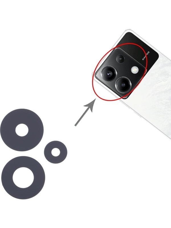 Poco X6 5g Ile Uyumlu Kamera Camı Ithal 23122PCD1G 23122PCD1I