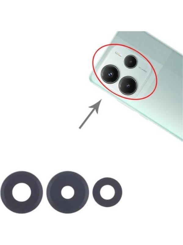 Xiaomi Uyumlu Redmi Note 14 5g Kamera Lensi Cam 24094RAD4G - Görsel 3