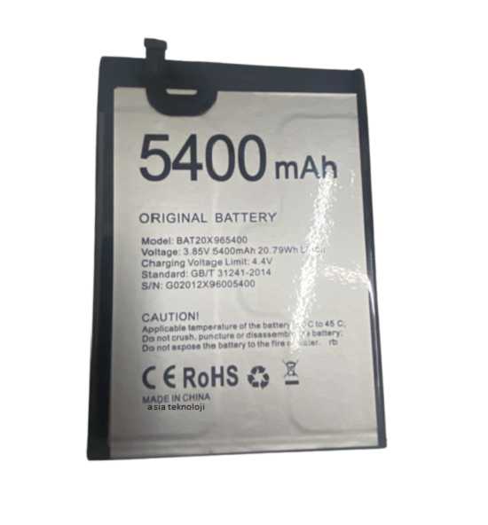 Ulefone Note 10 Pil Batarya 5400 mAh